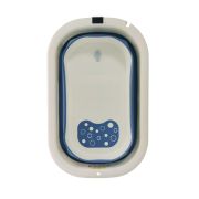 BAÑERA PLEGABLE + TERMOMETRO – AZUL