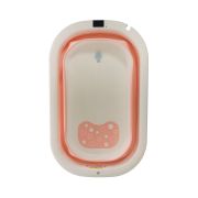 BAÑERA PLEGABLE + TERMOMETRO – ROSA