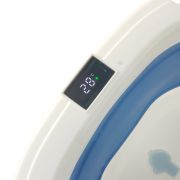 BAÑERA PLEGABLE + TERMOMETRO – AZUL