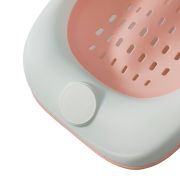 BAÑERA PLEGABLE + REDUCTOR SOFT ROSA