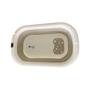 BAÑERA PLEGABLE + TERMOMETRO – GRIS