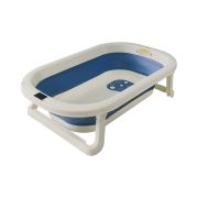 BAÑERA PLEGABLE + TERMOMETRO – AZUL