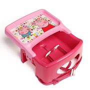 SILLA BOOSTER CON BANDEJA PEPPA PIG