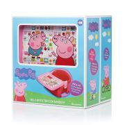 SILLA BOOSTER CON BANDEJA PEPPA PIG