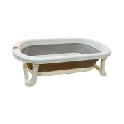 BAÑERA PLEGABLE + TERMOMETRO – GRIS
