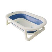 BAÑERA PLEGABLE + TERMOMETRO – AZUL