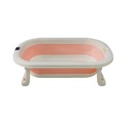 BAÑERA PLEGABLE + TERMOMETRO – ROSA