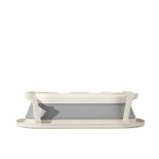 BAÑERA PLEGABLE + TERMOMETRO – GRIS