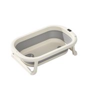 BAÑERA PLEGABLE + TERMOMETRO – GRIS